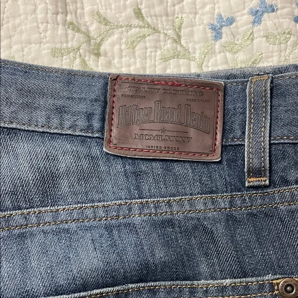 Tommy Hilfiger Men's Dark Blue Straight Jeans - Picture 5 of 5